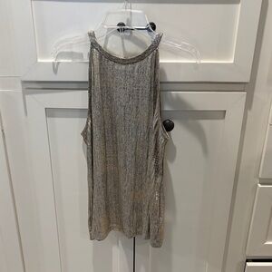 Moulinette Soeurs by Anthropology Metallic Tank Top